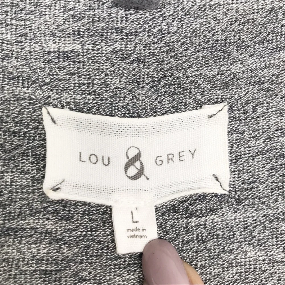 LOU & GREY Racerback Knit Dress L - Picture 6 of 8